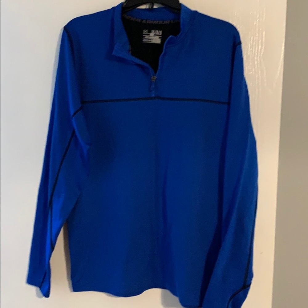 Under armor cold gear L fitted 3/4 zip
